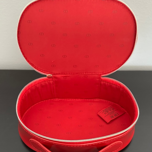 Dior Glossy Red Small Cosmetic Case - Picture 4 of 5